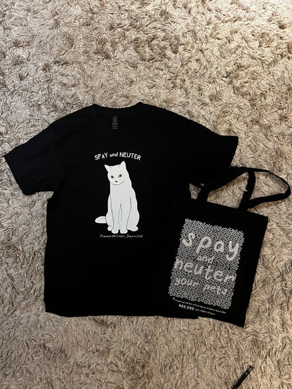 Spay & Neuter Tote Bag & Shirt – Shop for a Cause (preorder)