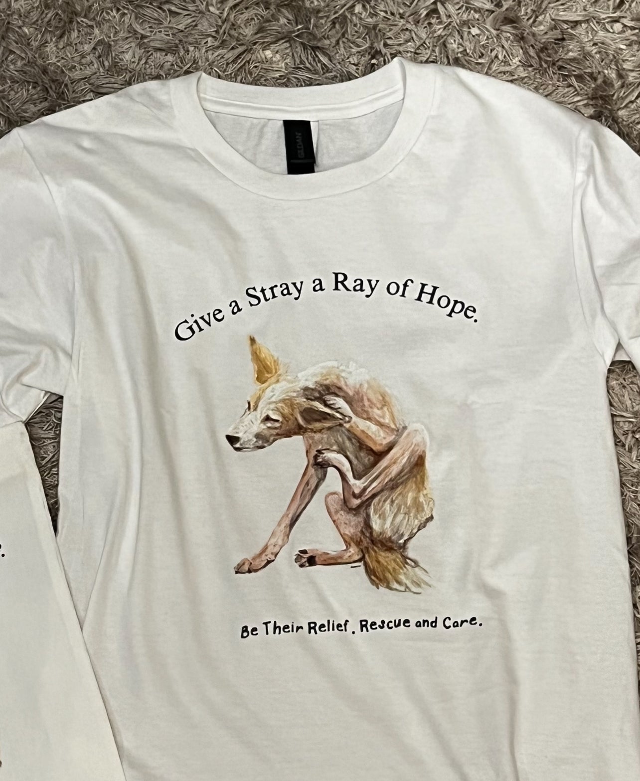 Give a stray a ray of hope: Tote bag & Shirt for a Cause  (preorder)