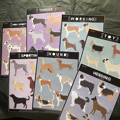 Dog breeds sticker